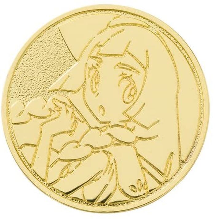 〔状態A-〕金属製コイン『リーリエ&コスモッグ(スペシャルBOX)』【サプライ】{-}