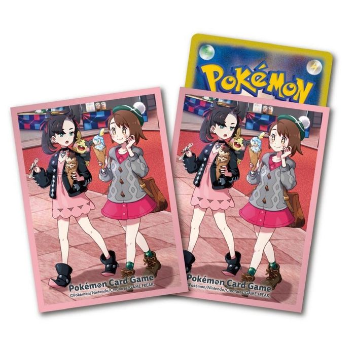 〔状態A-〕デッキシールド『ユウリ&マリィ POKEMON TRAINERS Off Shot!※』64枚入り【サプライ】{-}