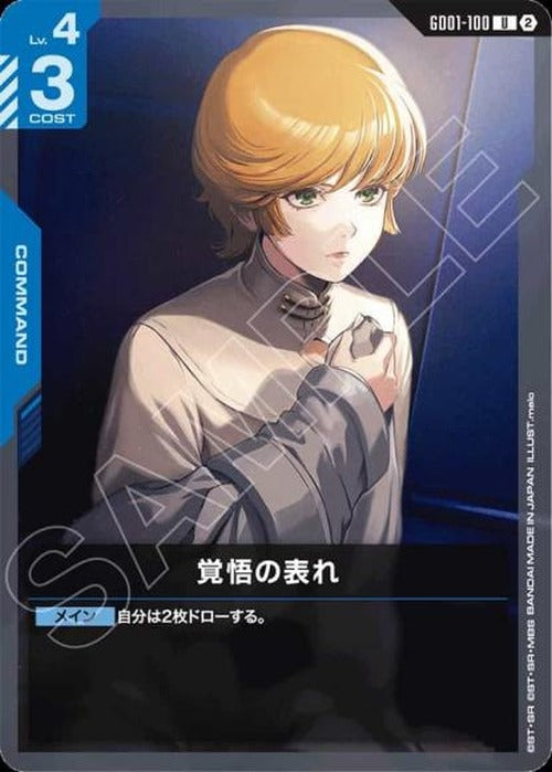 覚悟の表れ(SC01再録) {GC-SC01-GD01-100}