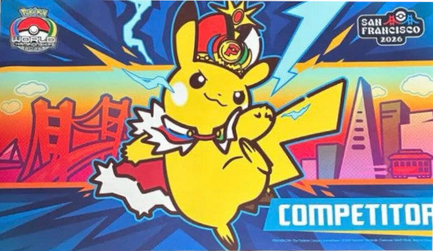 〔状態A-〕プレイマット『WCS2026サンフランシスコ(選手限定/ピカチュウ)※』【サプライ】{-}