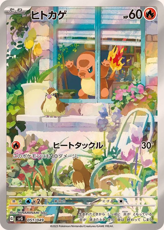 〔状態B〕ヒトカゲ(AR仕様)【-】{051/049}