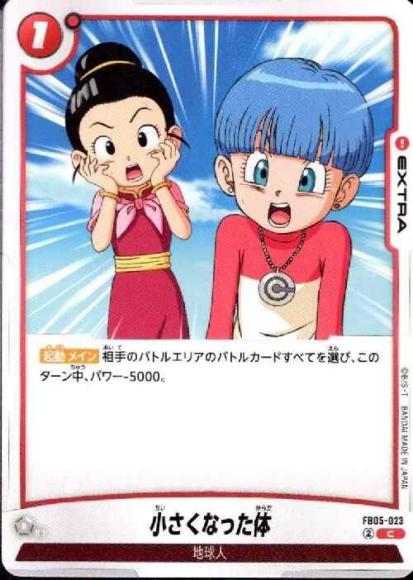 小さくなった体