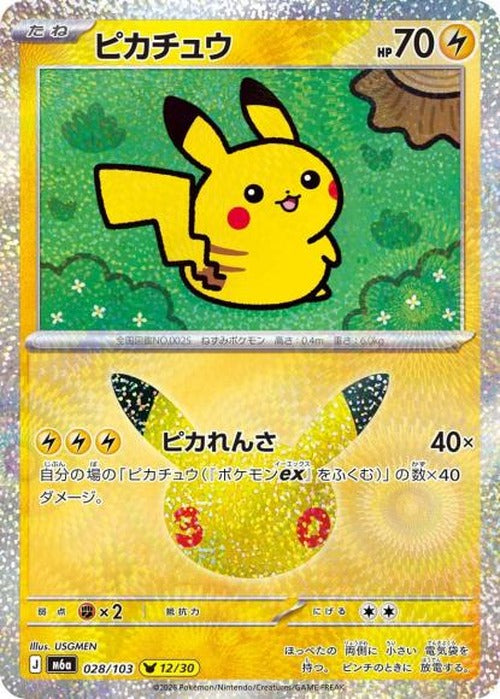 ピカチュウ（12） {PK-M6a-028}