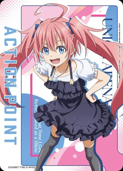 アクションポイントカード(転生したらスライムだった件・ミリム) {UA-EX09BT-TSK-2-AP02}