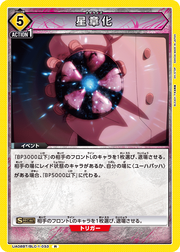 星章化 {UA-UA08BT-BLC-1-033}