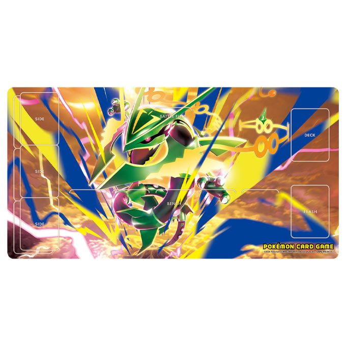 〔状態A-〕プレイマット『メガレックウザ(ストームエメラルダ)』【サプライ】{-}