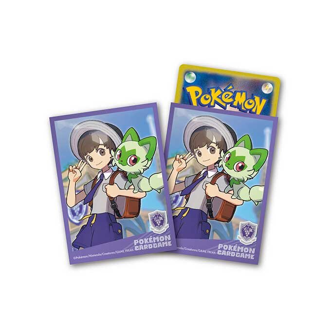 〔状態A-〕デッキシールド『POKEMON TRAINERS ハルト＆ニャオハ』64枚入り【サプライ】{-}