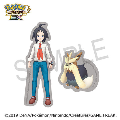 【グッズ-ステッカー】『ポケモンマスターズ EX』 バディーズ ダイカットステッカーセット／チェレン＆ムーランド