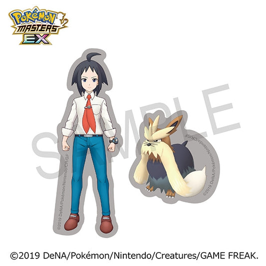 【グッズ-ステッカー】『ポケモンマスターズ EX』 バディーズ ダイカットステッカーセット／チェレン＆ムーランド