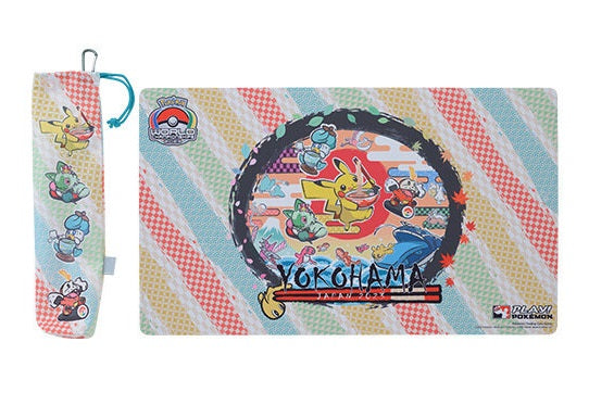 〔状態A-〕プレイマット『WCS2023(ピカチュウ&ニャオハ&ホゲータ&クワッス)※』【サプライ】{-}